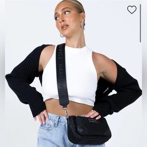 Princess Polly Aytan Bolero Black Sweater